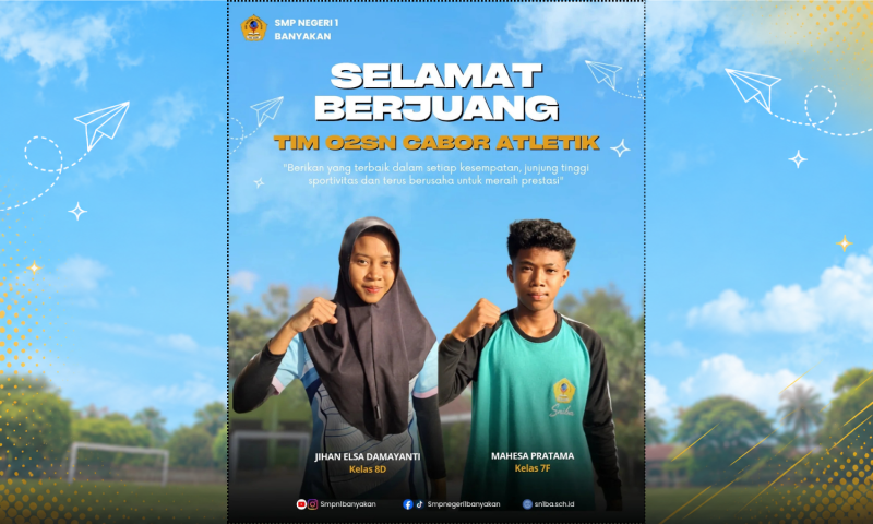 Tim O2SN Atletik SMP Negeri 1 Banyakan Siap Berjuang Meraih Prestasi Terbaik